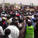 President Declaring Open the Construction Work Site at HVIS President Declaring Open the Construction Work Site at HVIS